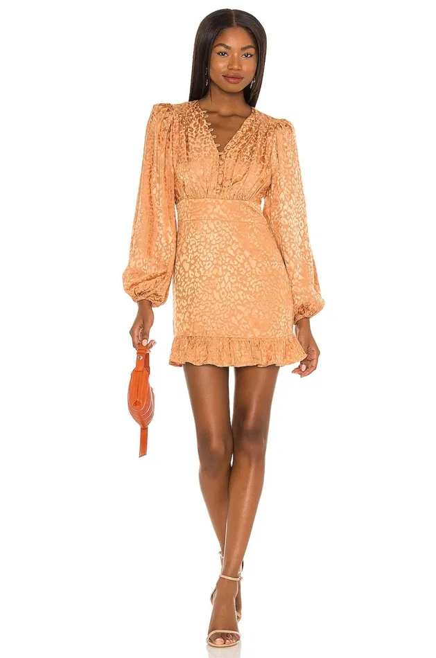 Lovers and Friends Dresses Women Stormy Dress Tan Leopard