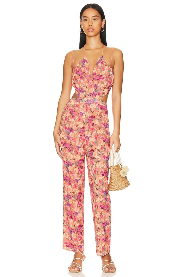 Lovers and Friends Jumpsuits Women Makena Jumpsuit Impressionist Floral