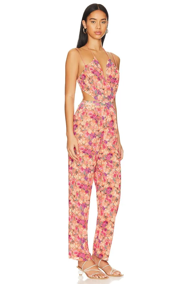 Lovers and Friends Jumpsuits Women Makena Jumpsuit Impressionist Floral Lovers and Friends Jumpsuits Women Makena Jumpsuit Impressionist Floral