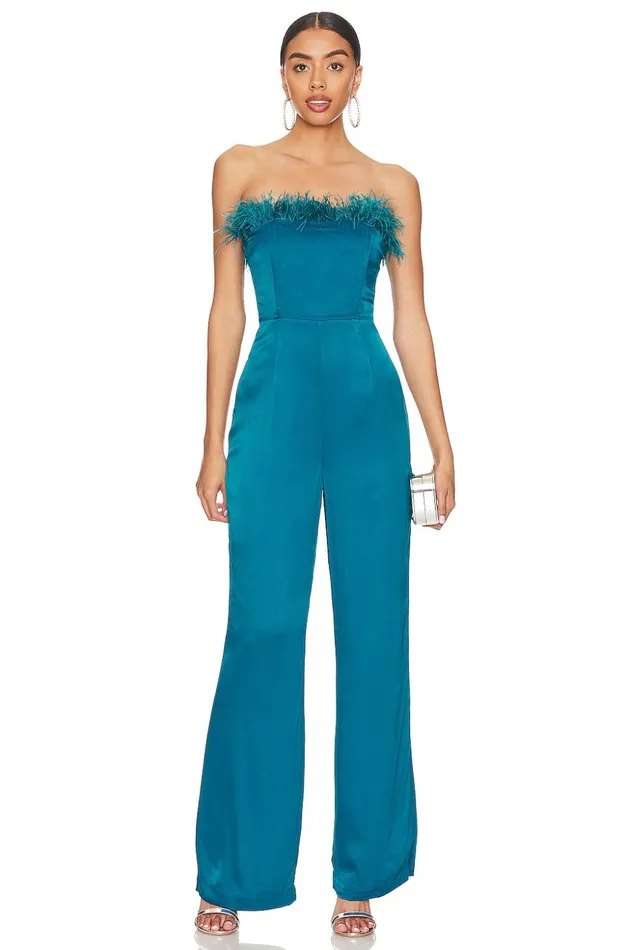 Lovers and Friends Jumpsuits Women Trish Jumpsuit Deep Cyan