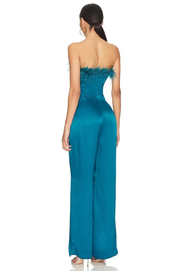 Lovers and Friends Jumpsuits Women Trish Jumpsuit Deep Cyan Lovers and Friends Jumpsuits Women Trish Jumpsuit Deep Cyan