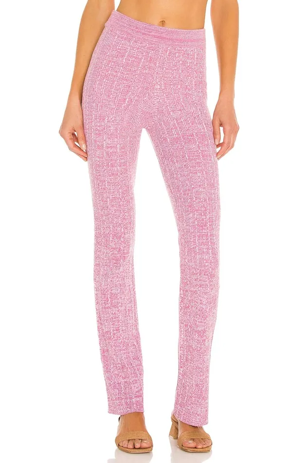 Lovers and Friends Loungewear Women Mckenna Knit Pant Marled Pink
