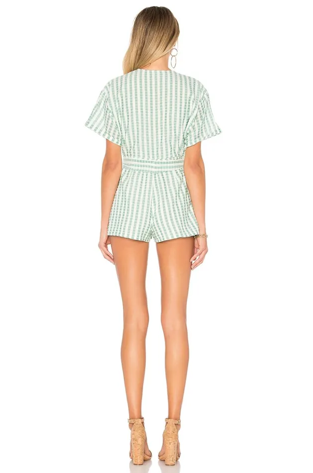 Lovers and Friends Rompers Women Simon Romper Emerald
