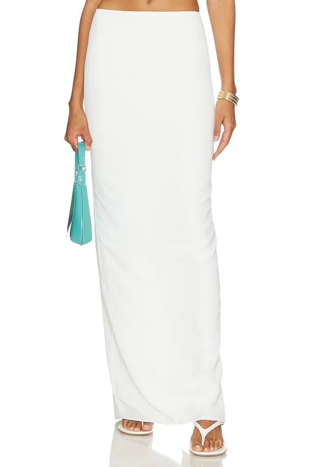 Lovers and Friends Skirts Women Imani Maxi Skirt Opal White