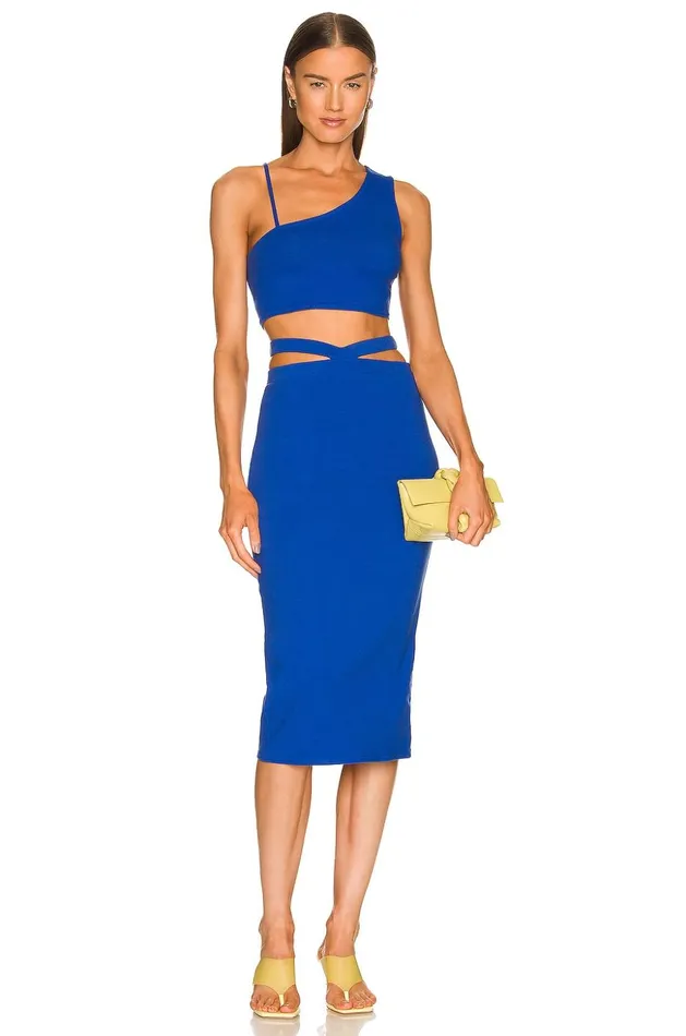 Lovers and Friends Skirts Women Kai Midi Skirt Cobalt Blue Lovers and Friends Skirts Women Kai Midi Skirt Cobalt Blue