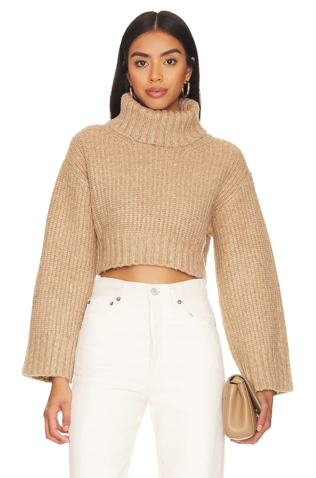 Lovers and Friends Sweaters and Knits Women Feya Cropped Pullover Beige