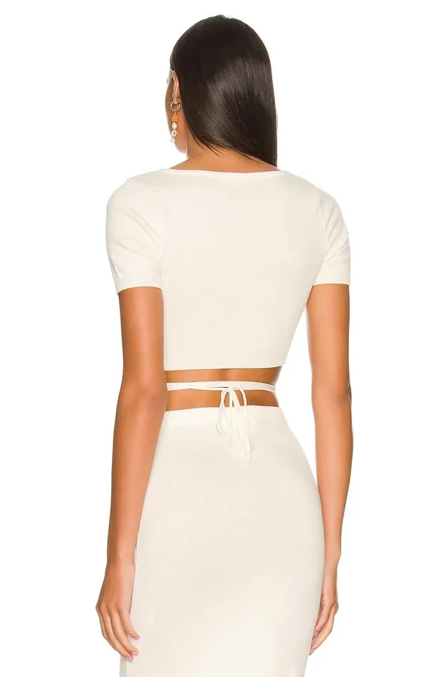 Lovers and Friends Tops Women Baylor Scoop Neck Top White Lovers and Friends Tops Women Baylor Scoop Neck Top White