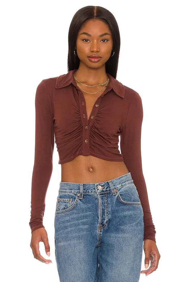Lovers and Friends Tops Women Bernie Top Brown