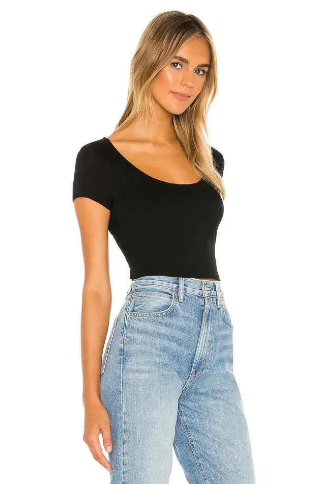 Lovers and Friends Tops Women Coco Tee Black Lovers and Friends Tops Women Coco Tee Black