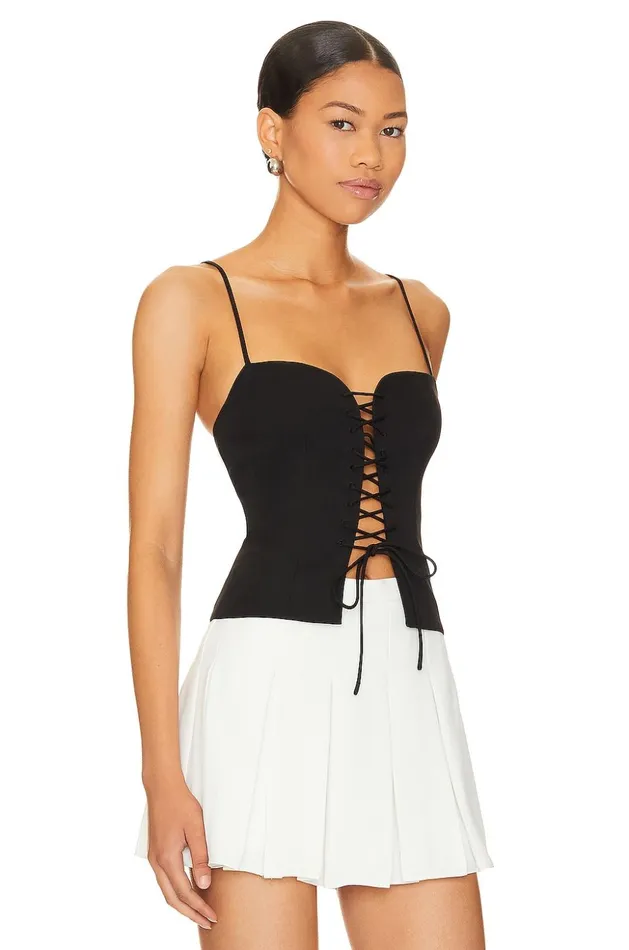 Lovers and Friends Tops Women Esme Top Black Lovers and Friends Tops Women Esme Top Black