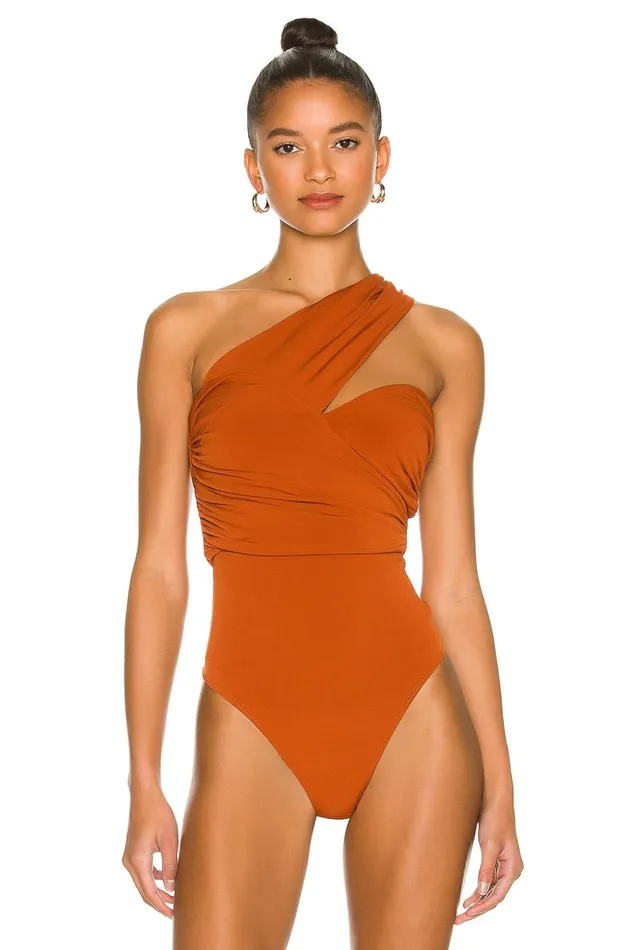 Lovers and Friends Tops Women Liv Bodysuit Ginger Brown Lovers and Friends Tops Women Liv Bodysuit Ginger Brown