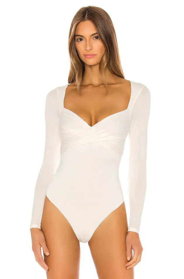 Lovers and Friends Tops Women Mikka Bodysuit White Lovers and Friends Tops Women Mikka Bodysuit White