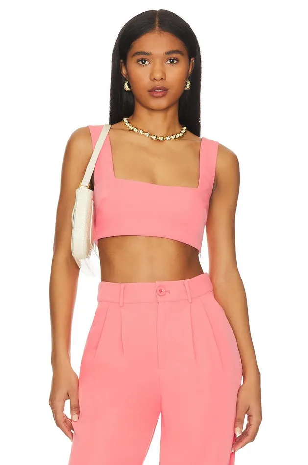 Lovers and Friends Tops Women Sicily Crop Top Coral Pink