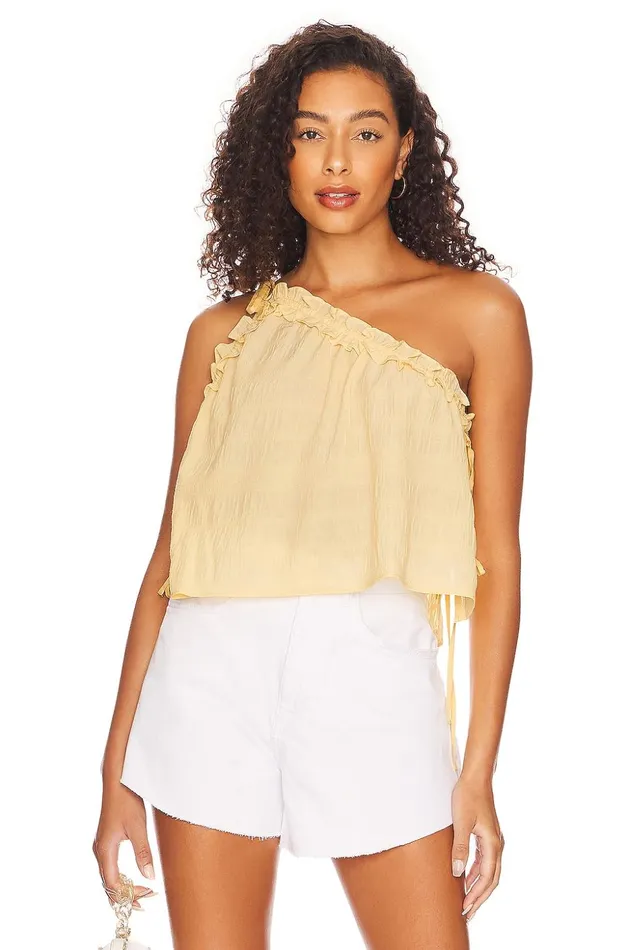 Lovers and Friends Tops Women Tommy Top Lemon Yellow