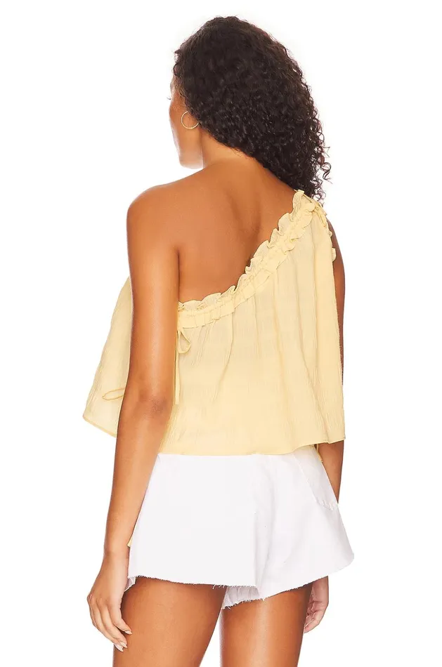 Lovers and Friends Tops Women Tommy Top Lemon Yellow Lovers and Friends Tops Women Tommy Top Lemon Yellow