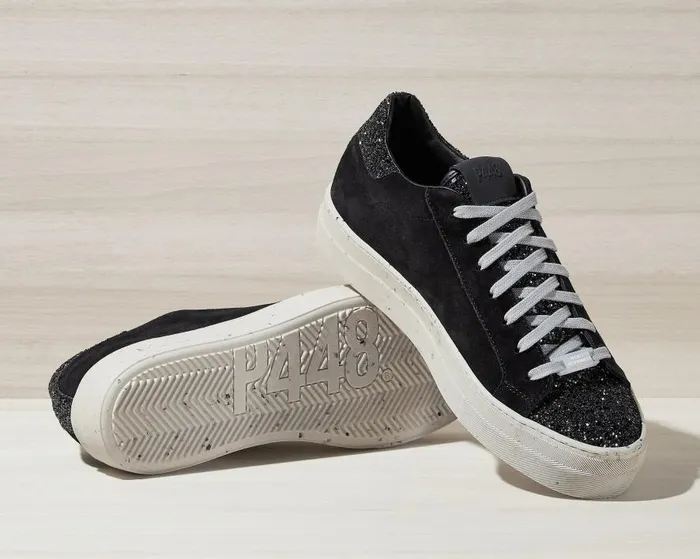 Low Tops Women P448 Thea Recycled BlackGun Low Tops Women P448 Thea Recycled BlackGun