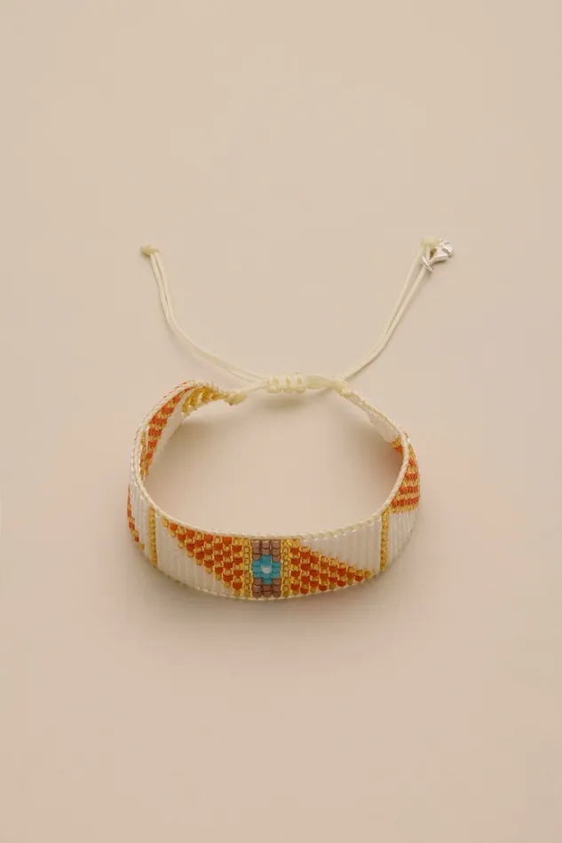 Lucky Brand Jewelry Women Beaded Wrap Bracelet Silver