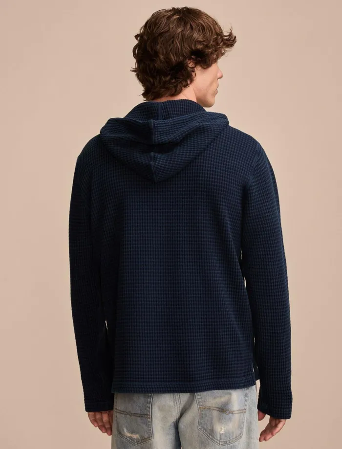 Lucky Brand Shirts and Tops Men Indigo Waffle Baja Indigo