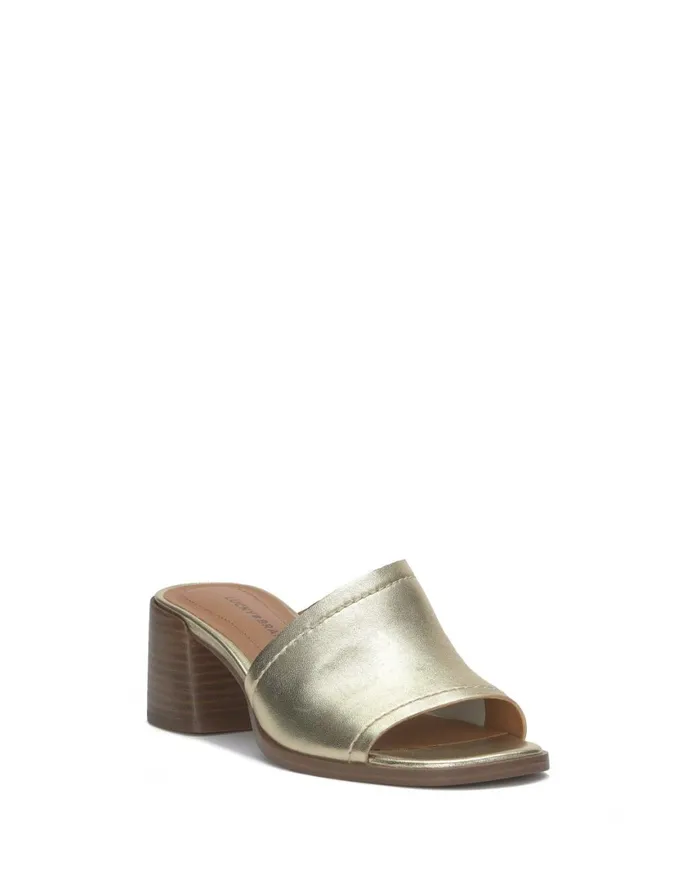 Lucky Brand Shoes Women Jamira Heel Gold