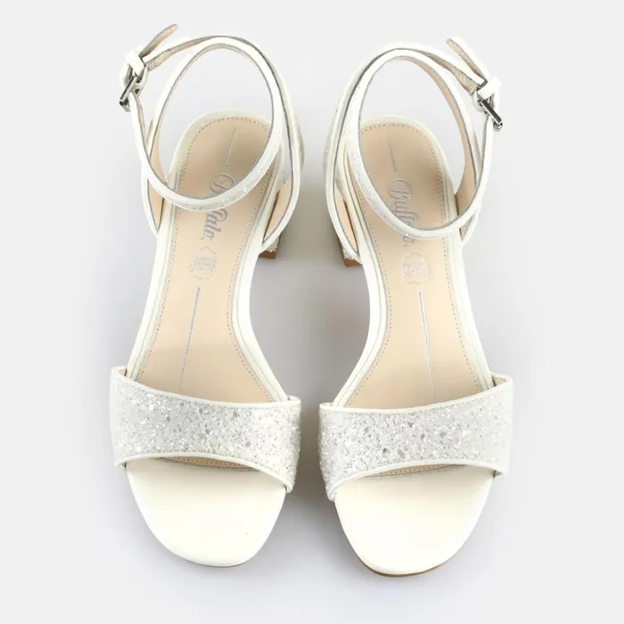 Lucy Shine White Silver Buffalo Heels Lucy Shine White Silver Buffalo Heels