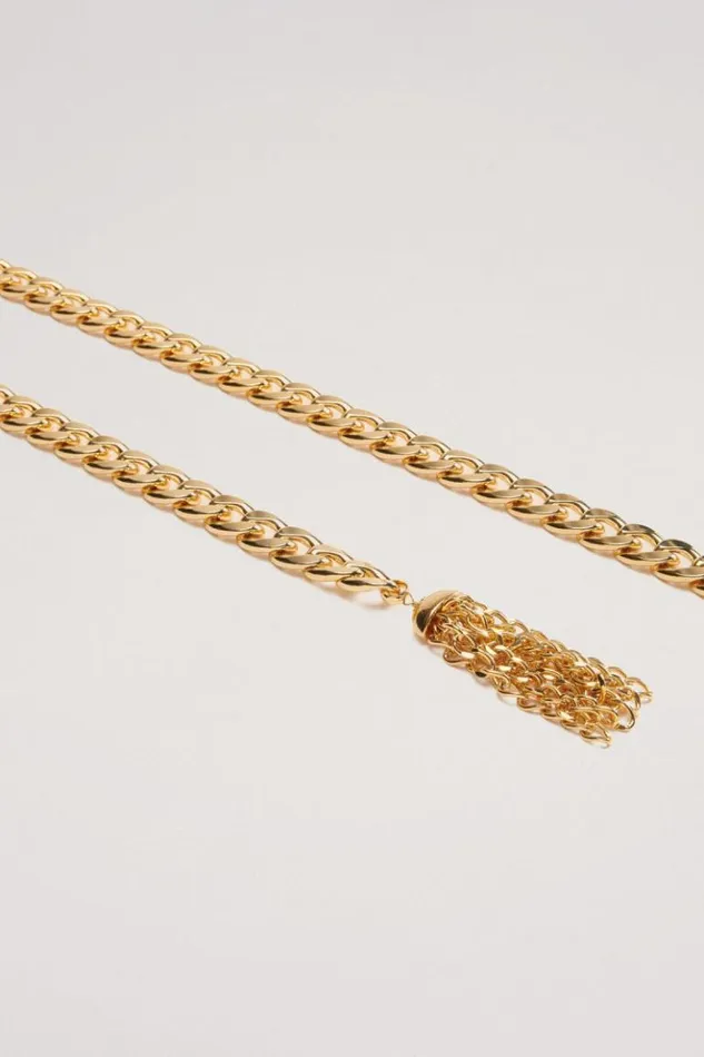 Luisa Spagnoli Belts Duchessa 8211 JewelleryStyle Belt Gold 8211 Women Luisa Spagnoli Belts Duchessa 8211 JewelleryStyle Belt Gold 8211 Women