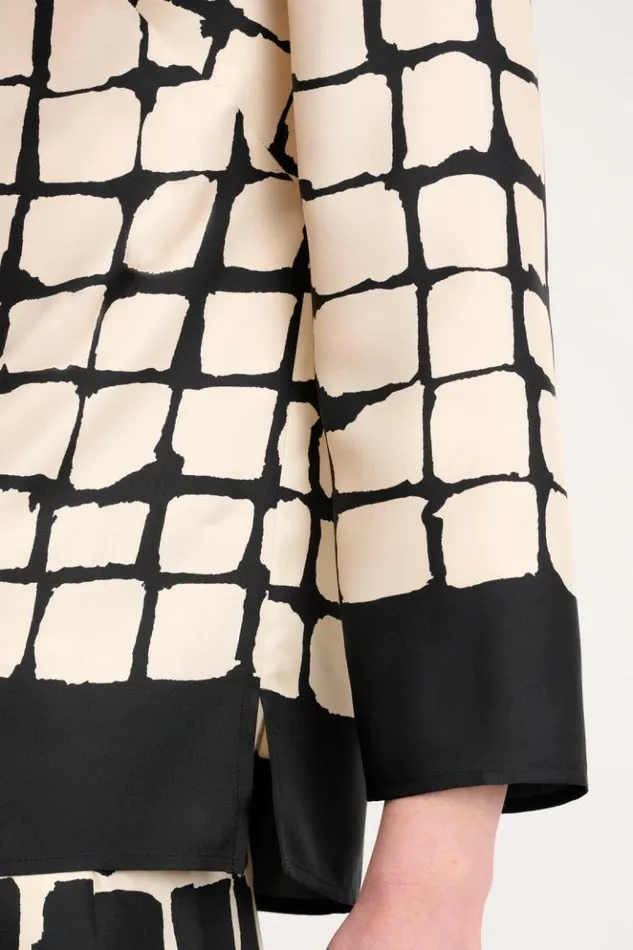 Luisa Spagnoli Blouses And Shirts Leggio 8211 Checked Blouse 8211 Women Luisa Spagnoli Blouses And Shirts Leggio 8211 Checked Blouse 8211 Women