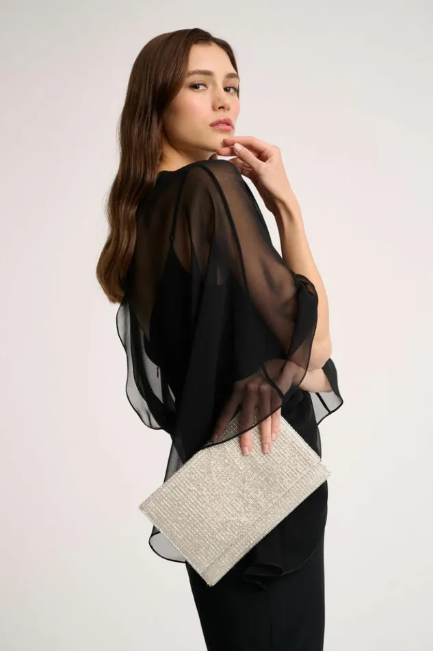Luisa Spagnoli Clutch And Pochette Ilice 8211 Elegant Bag Nickelnickel 8211 Women