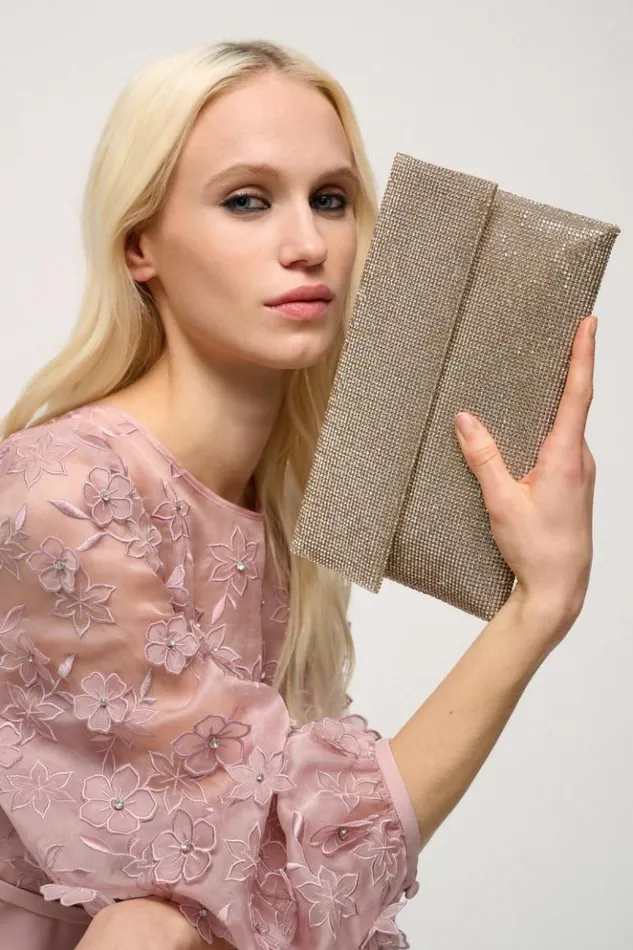 Luisa Spagnoli Clutch And Pochette Imma 8211 Rhinestone Clutch Bag Goldlight Gold 8211 Women Luisa Spagnoli Clutch And Pochette Imma 8211 Rhinestone Clutch Bag Goldlight Gold 8211 Women