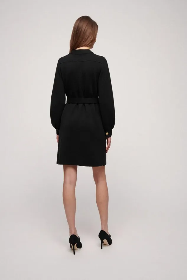 Luisa Spagnoli Dresses and Jumpsuits Miraggio 8211 Shirt Dress Black 8211 Women Luisa Spagnoli Dresses and Jumpsuits Miraggio 8211 Shirt Dress Black 8211 Women