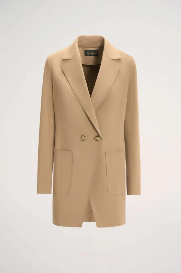 Luisa Spagnoli Jackets and Blazers Spalto 8211 DoubleBreasted Jacket Camel 8211 Women Luisa Spagnoli Jackets and Blazers Spalto 8211 DoubleBreasted Jacket Camel 8211 Women