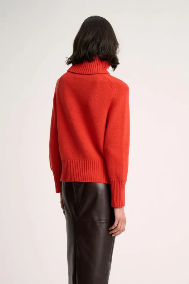 Luisa Spagnoli Knitwear Conduttore 8211 Turtleneck Pullover Orange 8211 Women Luisa Spagnoli Knitwear Conduttore 8211 Turtleneck Pullover Orange 8211 Women