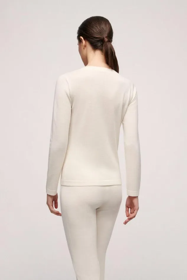 Luisa Spagnoli Knitwear Mansueta 8211 Elegant Pullover Cream 8211 Women Luisa Spagnoli Knitwear Mansueta 8211 Elegant Pullover Cream 8211 Women