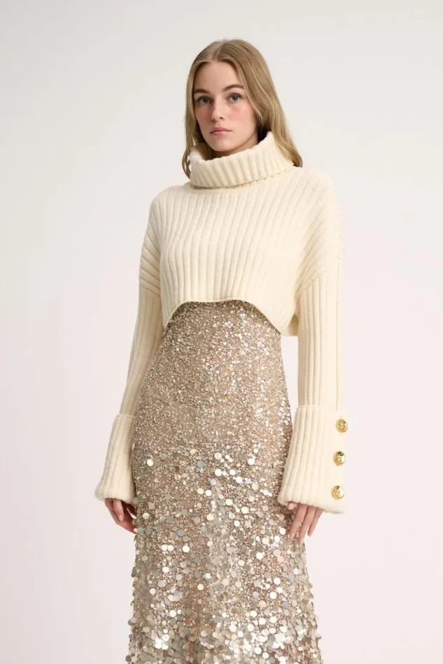 Luisa Spagnoli Knitwear Mappale 8211 Cropped Pullover 8211 Fashion Show 8211 Women