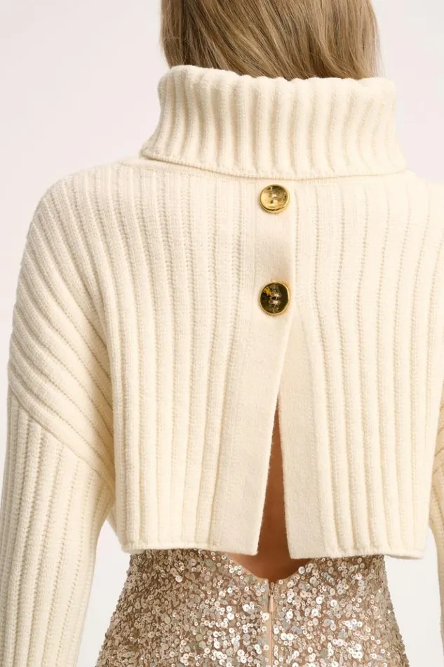 Luisa Spagnoli Knitwear Mappale 8211 Cropped Pullover 8211 Fashion Show 8211 Women Luisa Spagnoli Knitwear Mappale 8211 Cropped Pullover 8211 Fashion Show 8211 Women