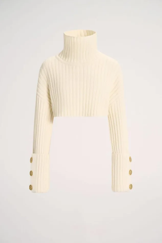 Luisa Spagnoli Knitwear Mappale 8211 Cropped Pullover 8211 Fashion Show 8211 Women Luisa Spagnoli Knitwear Mappale 8211 Cropped Pullover 8211 Fashion Show 8211 Women