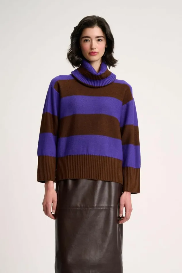 Luisa Spagnoli Knitwear Marsupio 8211 Striped Pullover 8211 Women Luisa Spagnoli Knitwear Marsupio 8211 Striped Pullover 8211 Women