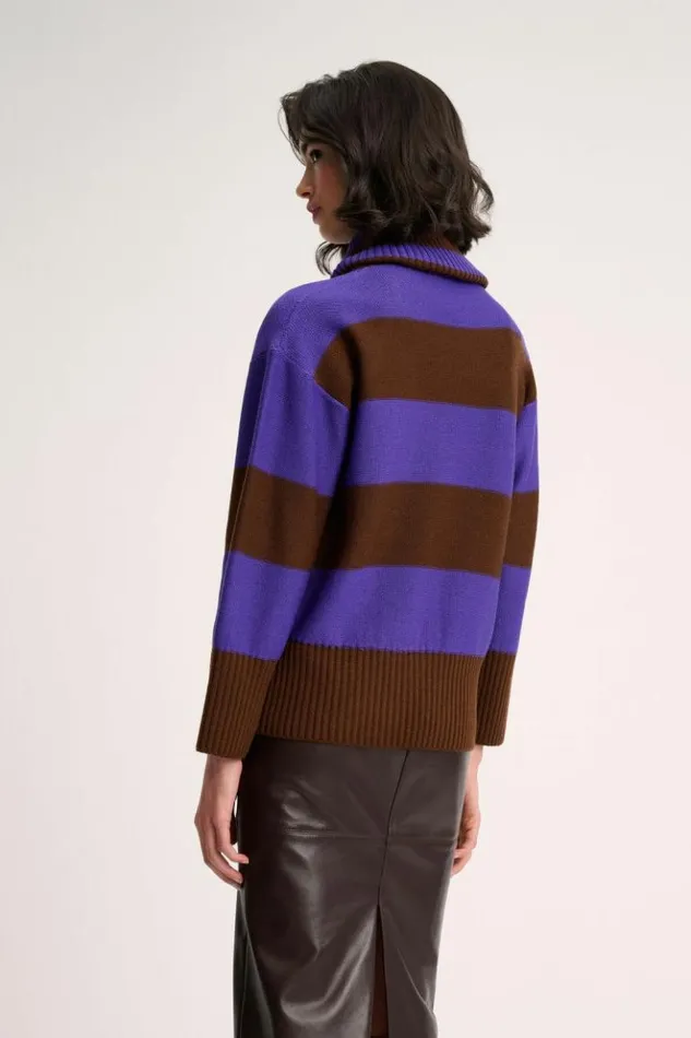 Luisa Spagnoli Knitwear Marsupio 8211 Striped Pullover 8211 Women Luisa Spagnoli Knitwear Marsupio 8211 Striped Pullover 8211 Women