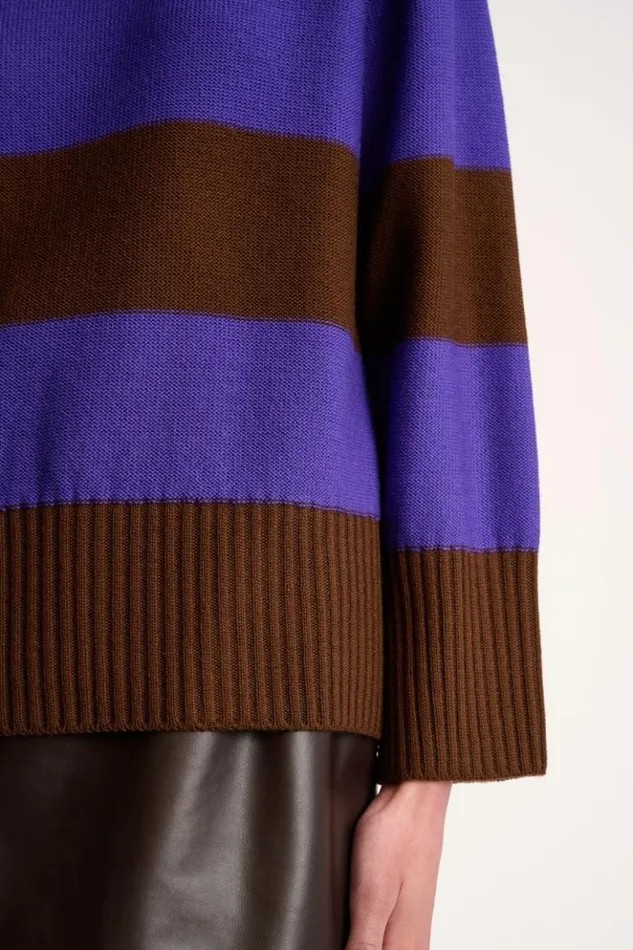 Luisa Spagnoli Knitwear Marsupio 8211 Striped Pullover 8211 Women Luisa Spagnoli Knitwear Marsupio 8211 Striped Pullover 8211 Women