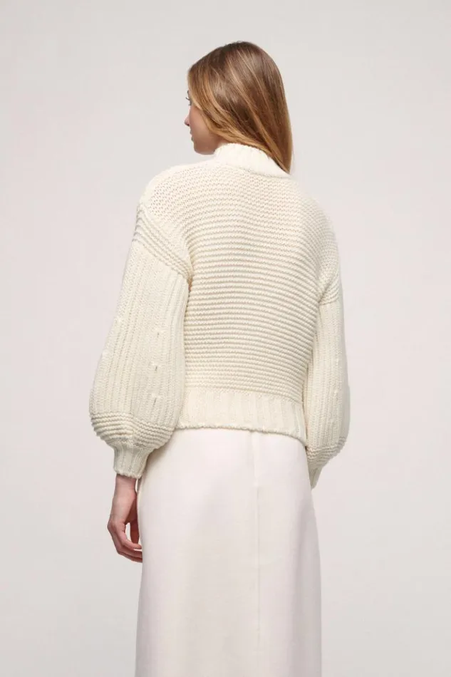 Luisa Spagnoli Knitwear Mondragone 8211 Wool Pullover Cream 8211 Women Luisa Spagnoli Knitwear Mondragone 8211 Wool Pullover Cream 8211 Women
