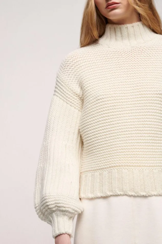 Luisa Spagnoli Knitwear Mondragone 8211 Wool Pullover Cream 8211 Women Luisa Spagnoli Knitwear Mondragone 8211 Wool Pullover Cream 8211 Women