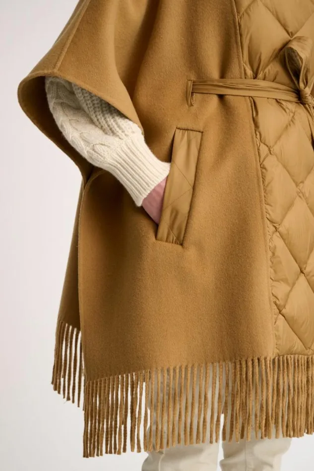 Luisa Spagnoli Outerwear Scommessa 8211 Quilted Cape 8211 Women Luisa Spagnoli Outerwear Scommessa 8211 Quilted Cape 8211 Women