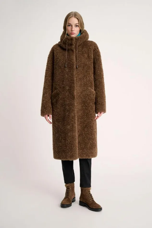 Luisa Spagnoli Outerwear Serra 8211 Teddy Coat Brown 8211 Women