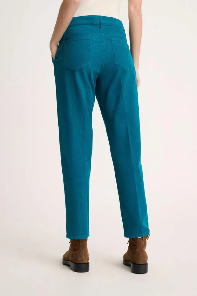 Luisa Spagnoli Pants Olimpica 8211 Corduroy Trousers Peacock 8211 Women Luisa Spagnoli Pants Olimpica 8211 Corduroy Trousers Peacock 8211 Women