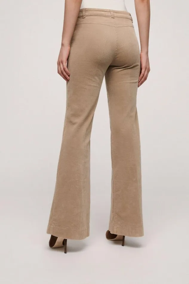 Luisa Spagnoli Pants Onico 8211 Flared Trousers Beige 8211 Women Luisa Spagnoli Pants Onico 8211 Flared Trousers Beige 8211 Women