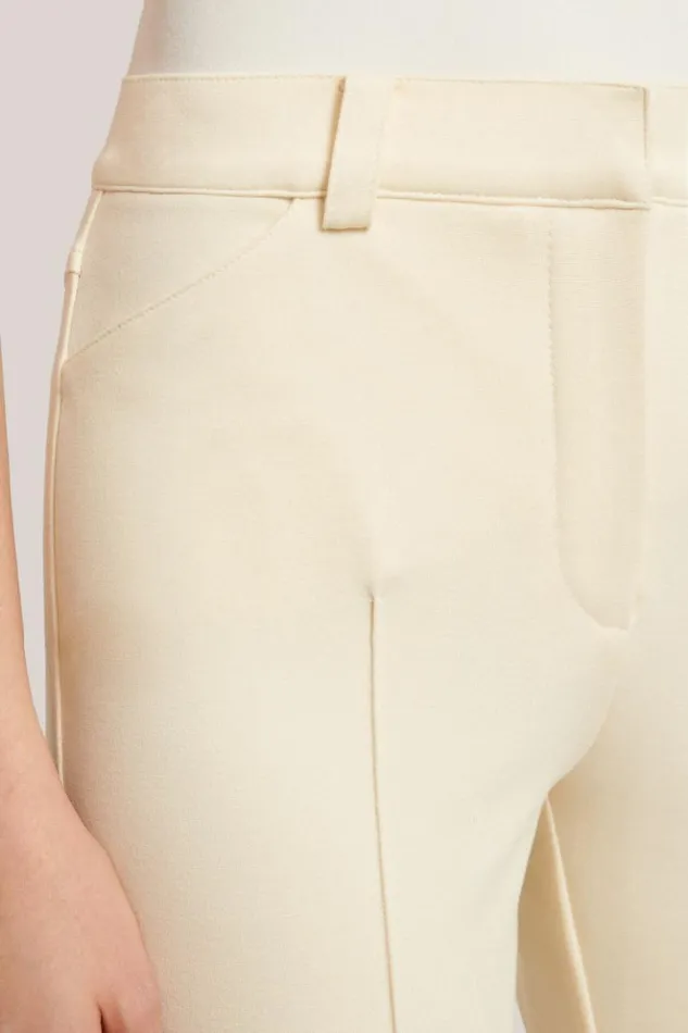 Luisa Spagnoli Pants Onnis 8211 Stretch Interlock Trousers Cream 8211 Women Luisa Spagnoli Pants Onnis 8211 Stretch Interlock Trousers Cream 8211 Women