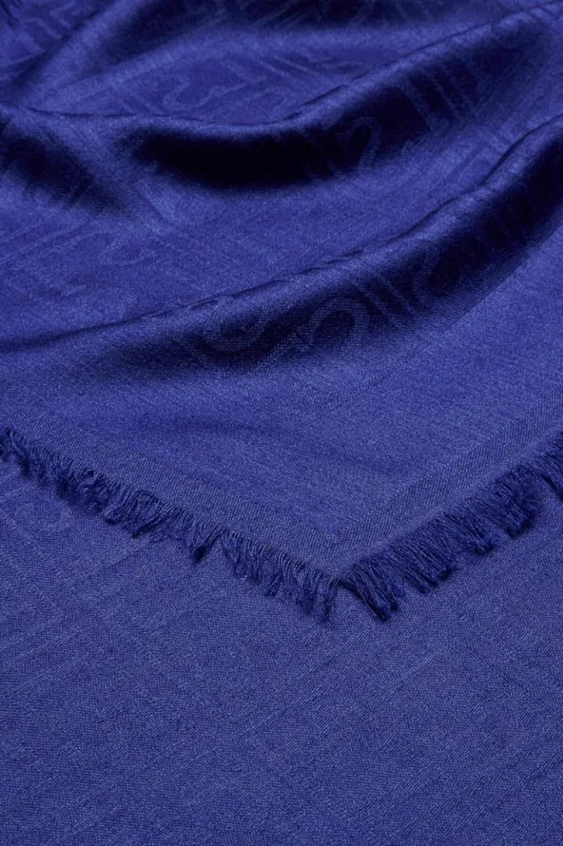 Luisa Spagnoli Scarves And Foulards Romanzo 8211 Silk Blend Wool Shawl Bluette 8211 Women Luisa Spagnoli Scarves And Foulards Romanzo 8211 Silk Blend Wool Shawl Bluette 8211 Women