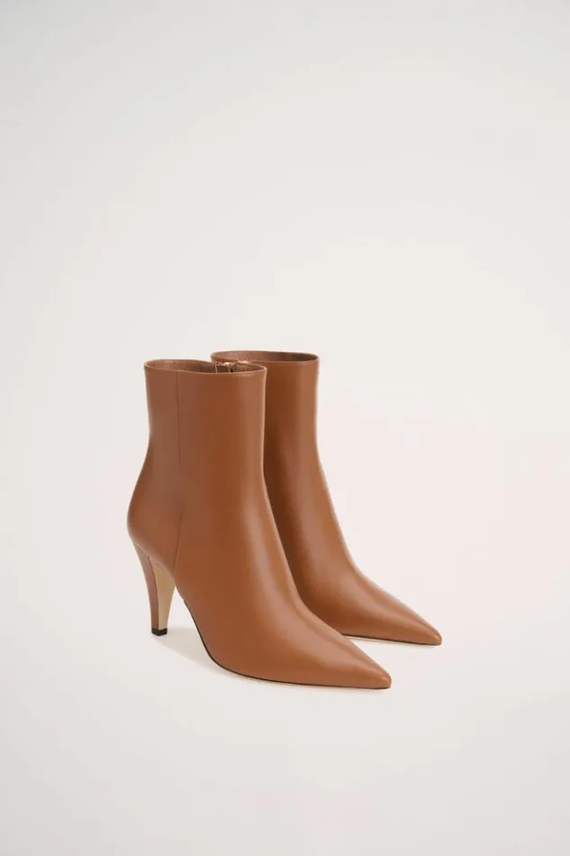 Luisa Spagnoli Shoes And Accessories Unicorno 8211 Leather Ankle Boots Almond 8211 Women Luisa Spagnoli Shoes And Accessories Unicorno 8211 Leather Ankle Boots Almond 8211 Women