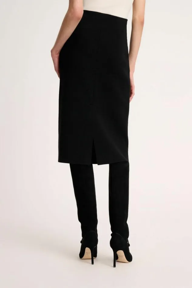 Luisa Spagnoli Skirts And Shorts Magon 8211 Blended Wool Skirt Black 8211 Women Luisa Spagnoli Skirts And Shorts Magon 8211 Blended Wool Skirt Black 8211 Women