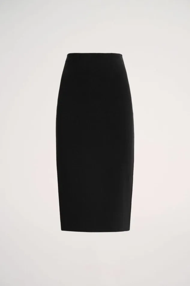 Luisa Spagnoli Skirts And Shorts Magon 8211 Blended Wool Skirt Black 8211 Women Luisa Spagnoli Skirts And Shorts Magon 8211 Blended Wool Skirt Black 8211 Women
