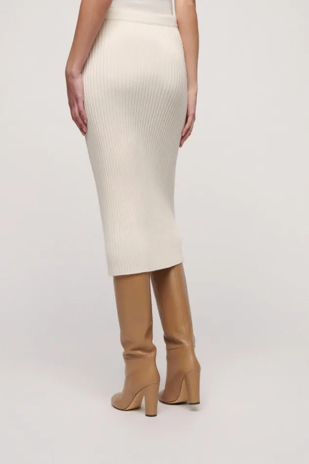 Luisa Spagnoli Skirts And Shorts Melitene 8211 Wool Skirt Cream 8211 Women Luisa Spagnoli Skirts And Shorts Melitene 8211 Wool Skirt Cream 8211 Women